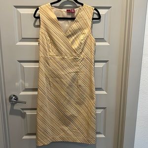 V-neck sleeveless striped Merona dress